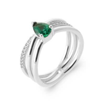 BAGUE ARGENT 925 RHODIE OZ PS