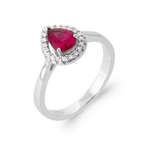 BAGUE ARGENT 925 RHODIE OZ PS