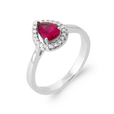 BAGUE ARGENT 925 RHODIE OZ PS