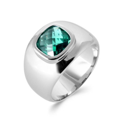 BAGUE ARGENT 925 RHODIE PS