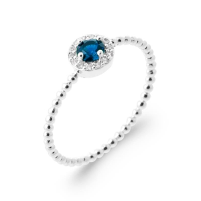 BAGUE ARGENT 925 RHODIE PS
