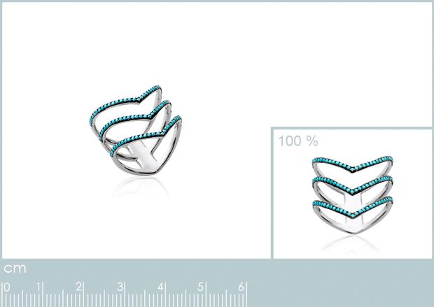 BAGUE ARGENT 925 RHODIE PS - 1z23683050