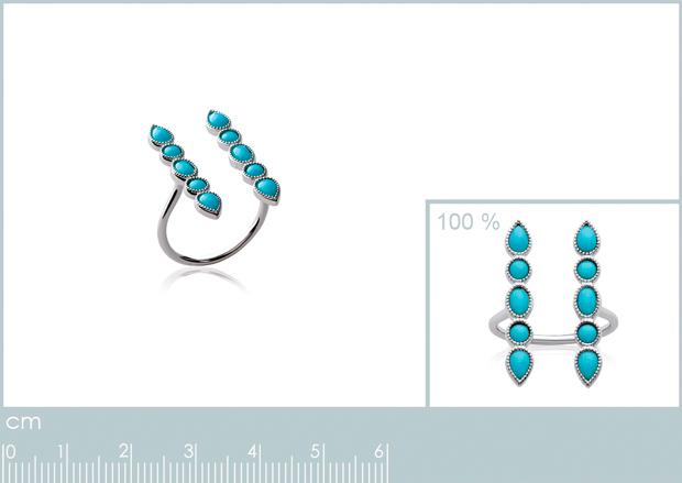 BAGUE ARGENT 925 RHODIE PS - 7z24060050