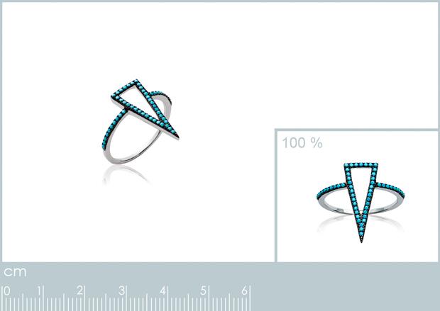 BAGUE ARGENT 925 RHODIE PS - 1z23523050