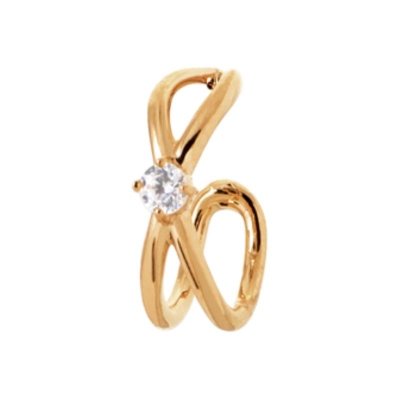 BAGUE D'OREILLE PL-OR 750 3MIC OZ VENDUE A L'UNITE