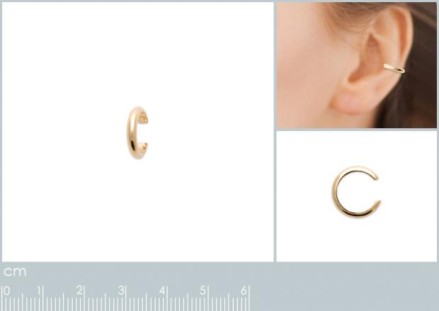 BAGUE D'OREILLE PL-OR 750 3MIC VENDUE A L'UNITE - 2z596400