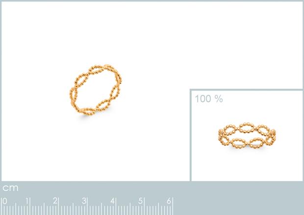 BAGUE PL-OR 750 3MIC - 2z90910050