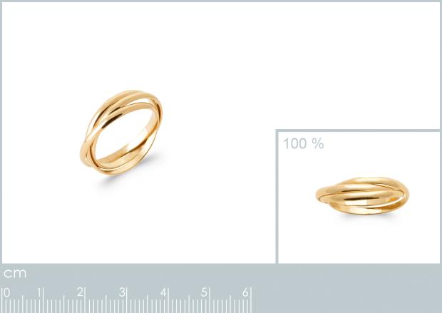 BAGUE PL-OR 750 3MIC - 2z12200448