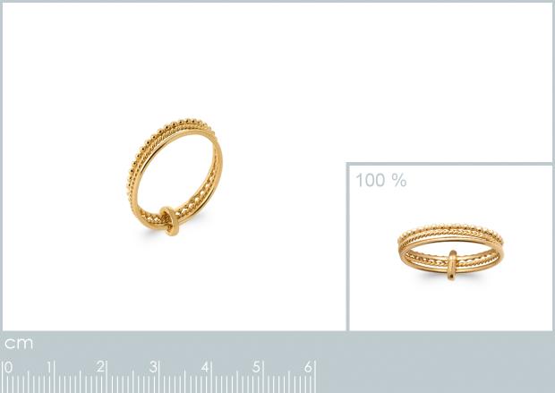 BAGUE PL-OR 750 3MIC - 2z91650050