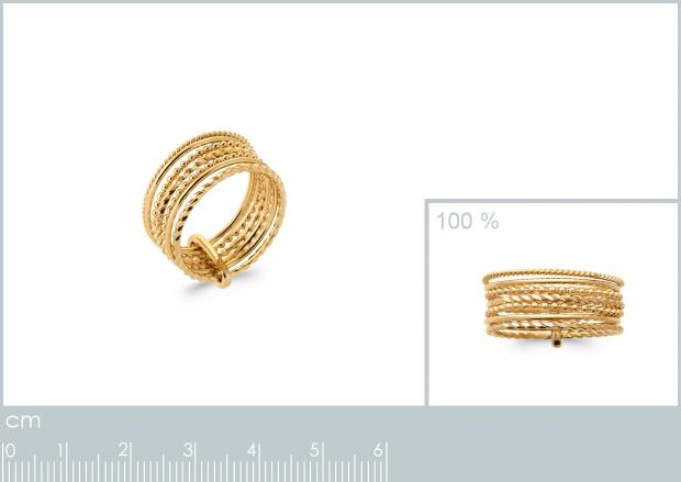 BAGUE PL-OR 750 3MIC - 2z91660050