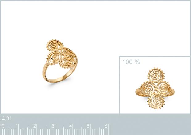 BAGUE PL-OR 750 3MIC - 2z91910050