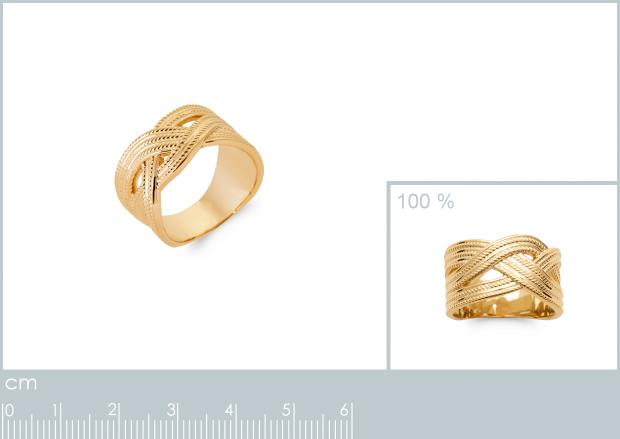 BAGUE PL-OR 750 3MIC - 2z92640050