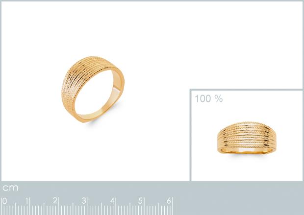 BAGUE PL-OR 750 3MIC - 2z92660050