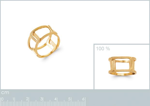 BAGUE PL-OR 750 3MIC - 2z92780050