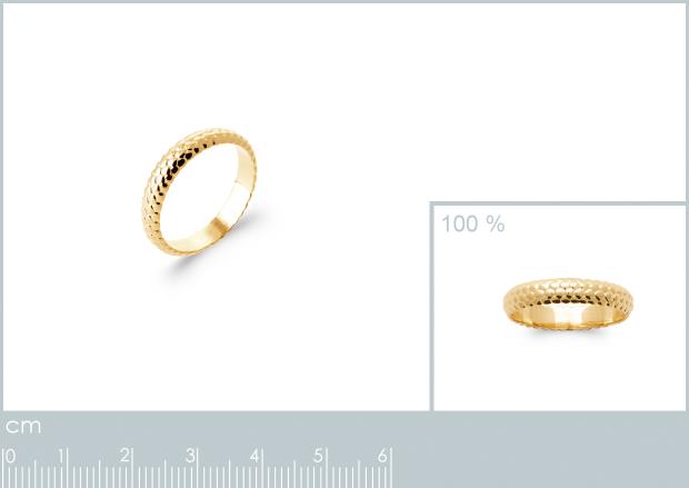 BAGUE PL-OR 750 3MIC - 2z94020050