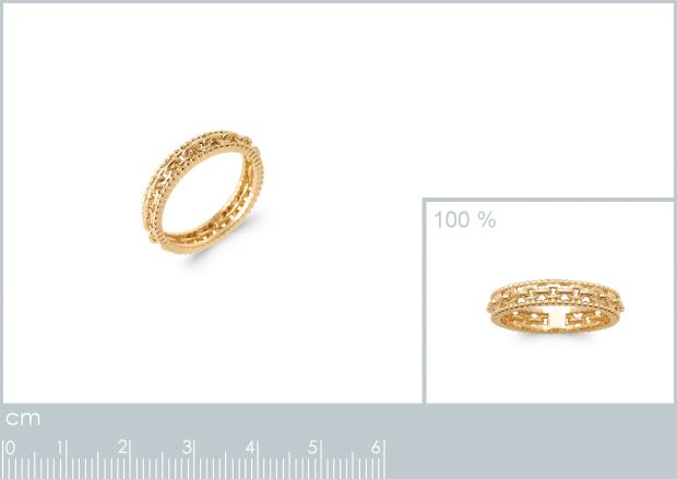 BAGUE PL-OR 750 3MIC - 2z94220050