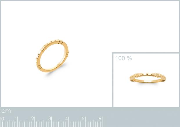 BAGUE PL-OR 750 3MIC - 2z94480050