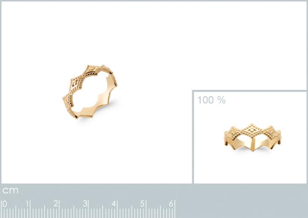 BAGUE PL-OR 750 3MIC - 2z94640050