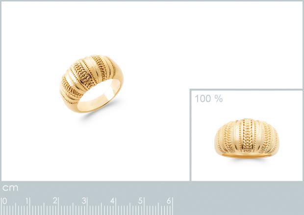 BAGUE PL-OR 750 3MIC - 2z95560050