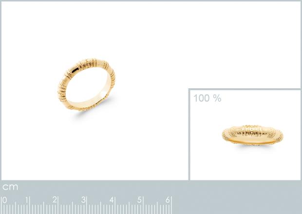 BAGUE PL-OR 750 3MIC - 2z95570050