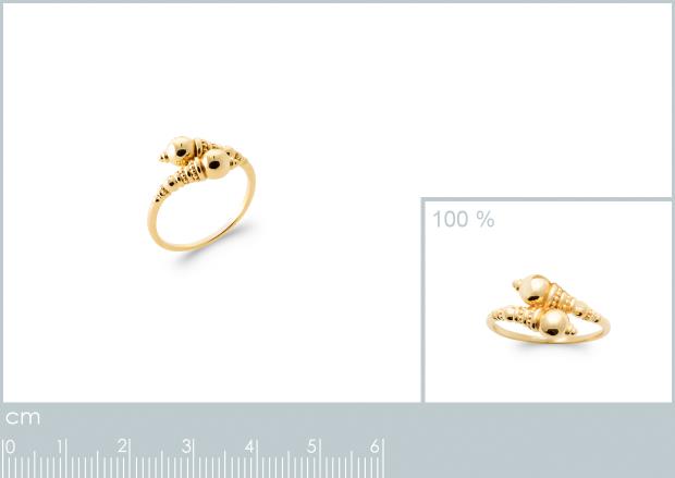 BAGUE PL-OR 750 3MIC - 2z95580050