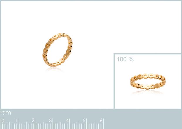 BAGUE PL-OR 750 3MIC - 2z15530044