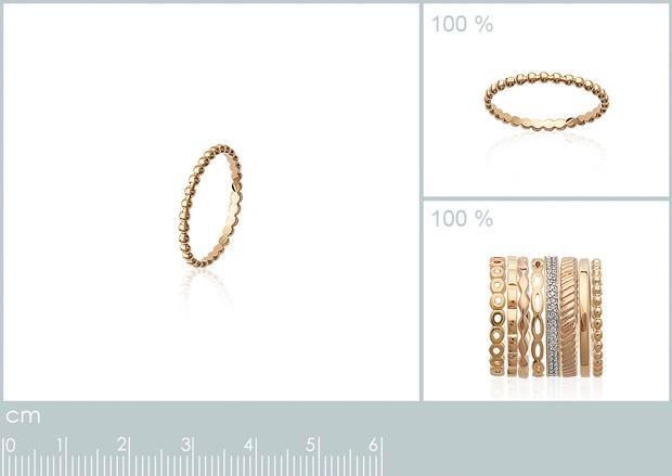 BAGUE PL-OR 750 3MIC - 2z15560044