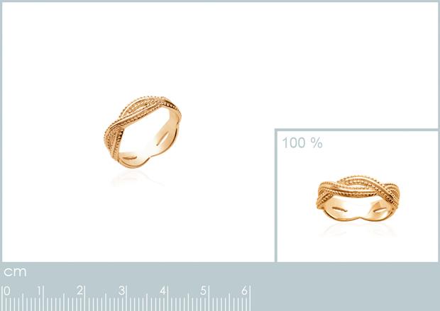 BAGUE PL-OR 750 3MIC - 2z26150050