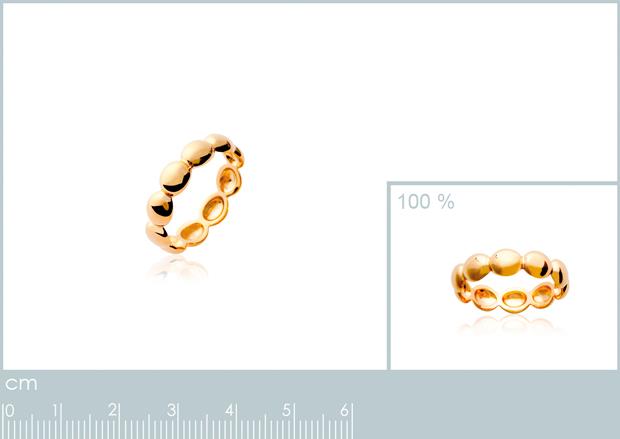 BAGUE PL-OR 750 3MIC - 2z26310050