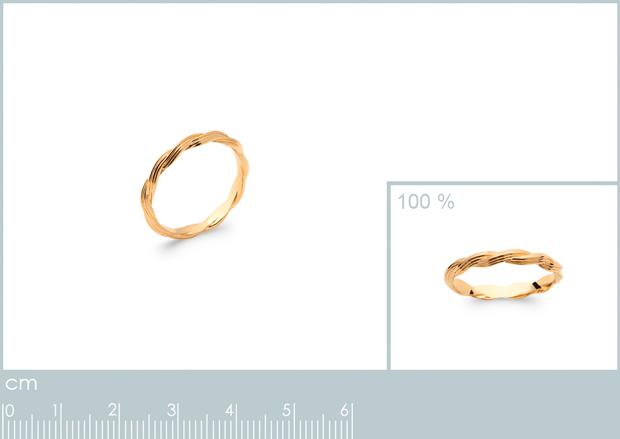 BAGUE PL-OR 750 3MIC - 2z27780050