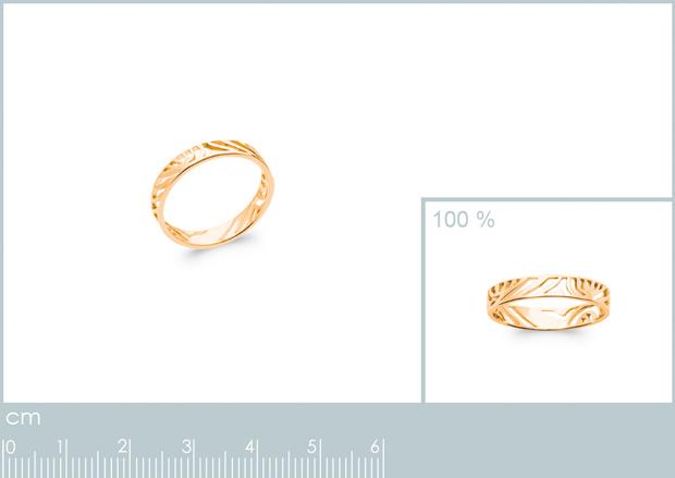 BAGUE PL-OR 750 3MIC - 2z29270050