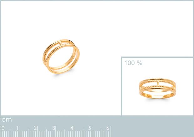 BAGUE PL-OR 750 3MIC - 2z29810050