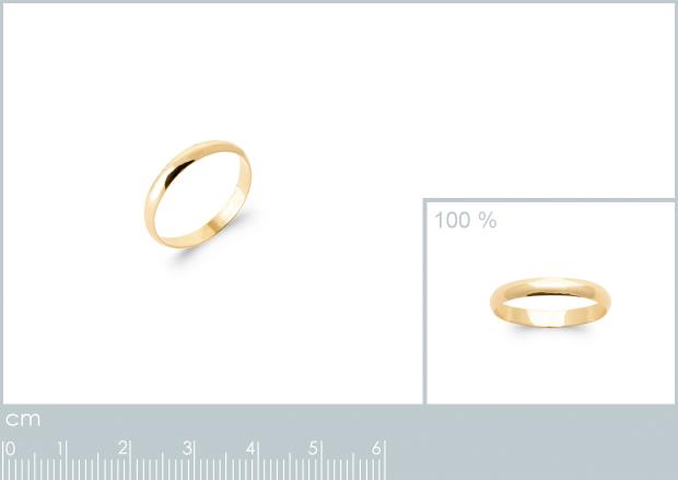 BAGUE PL-OR 750 3MIC - 2z4313948