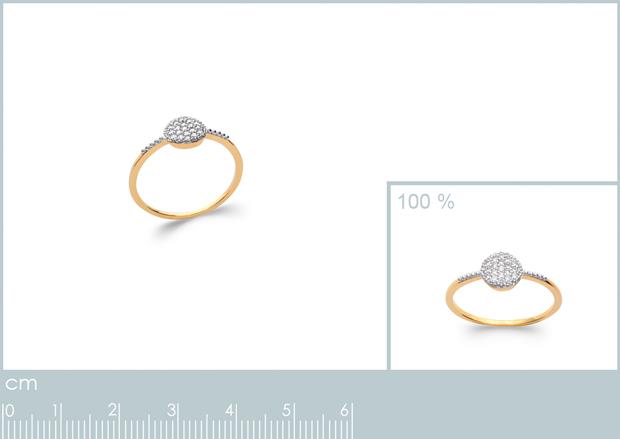 BAGUE PL-OR 750 3MIC BIC OZ - 2z19671150