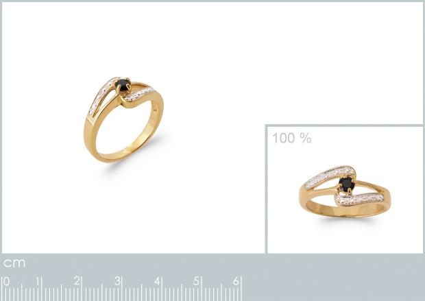 BAGUE PL-OR 750 3MIC BIC OZ PV - 2z378234348