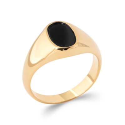 BAGUE PL-OR 750 3MIC IMIT ONYX