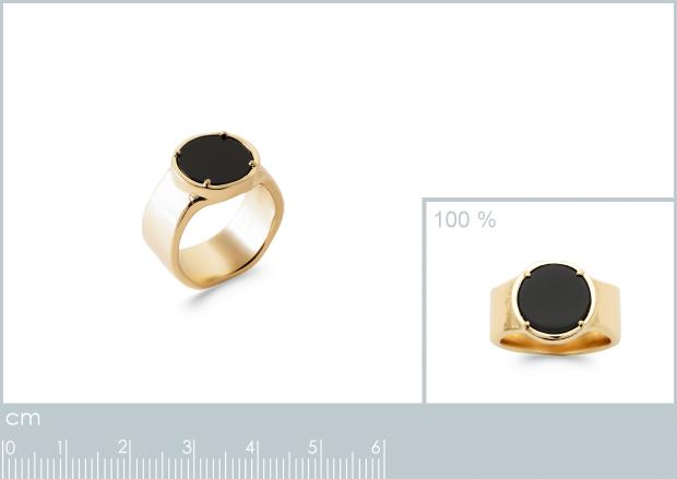 BAGUE PL-OR 750 3MIC IMIT ONYX - 2z95430758