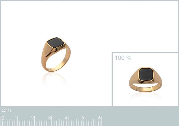 BAGUE PL-OR 750 3MIC IMIT ONYX - 2z051241646