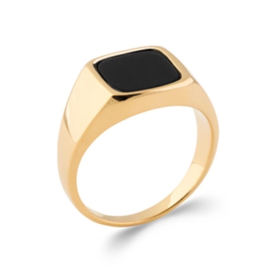 BAGUE PL-OR 750 3MIC IMIT ONYX