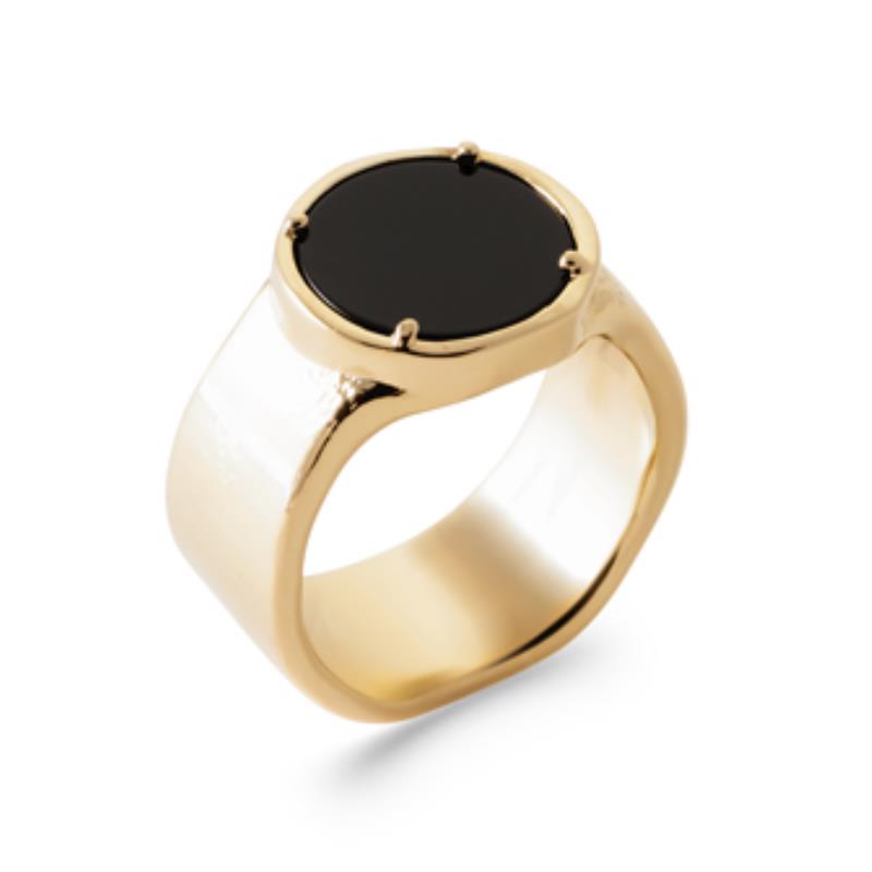 BAGUE PL-OR 750 3MIC IMIT ONYX