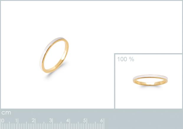 BAGUE PL-OR 750 3MIC LAQUE - 2z93811050