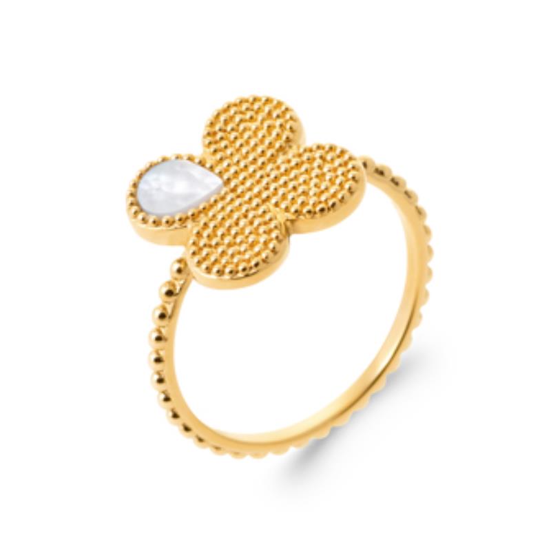 BAGUE PL-OR 750 3MIC NACRE