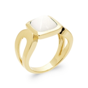 BAGUE PL-OR 750 3MIC NACRE