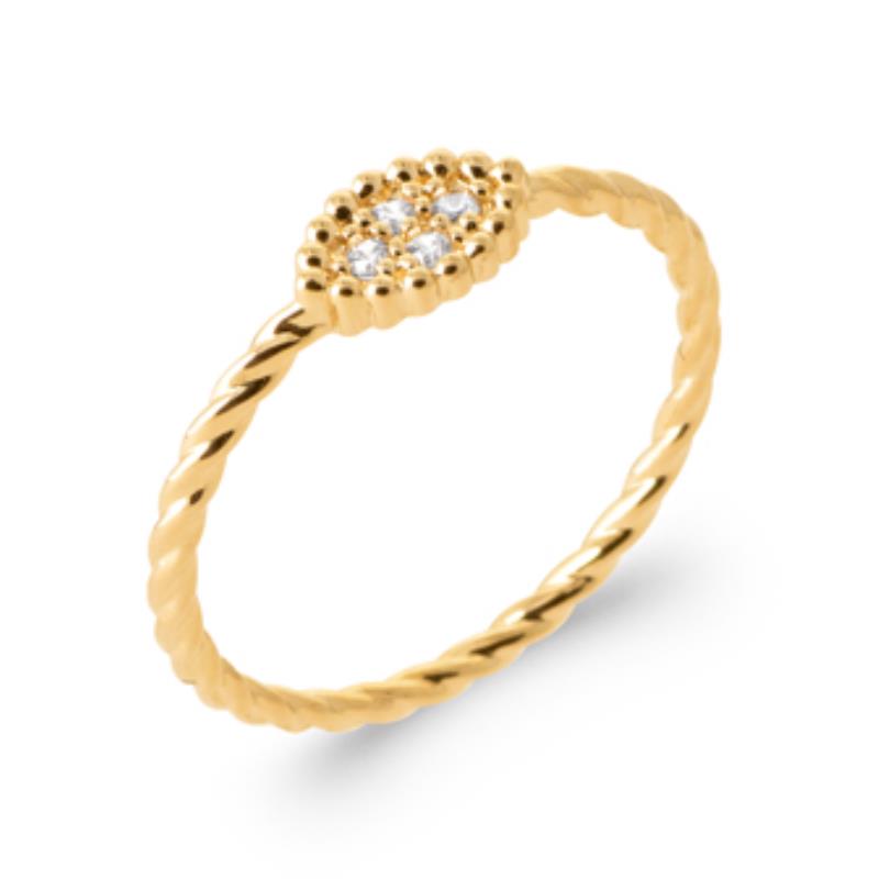 BAGUE PL-OR 750 3MIC OZ