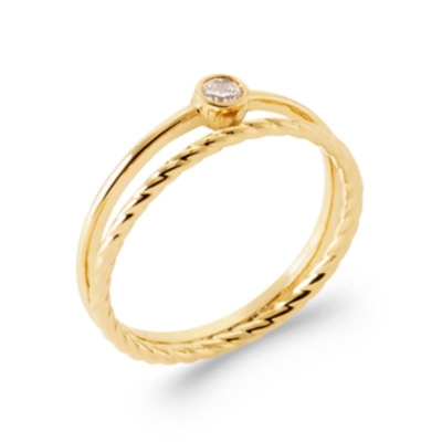 BAGUE PL-OR 750 3MIC OZ