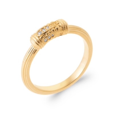 BAGUE PL-OR 750 3MIC OZ