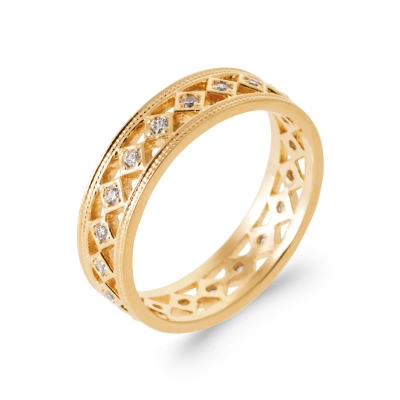 BAGUE PL-OR 750 3MIC OZ