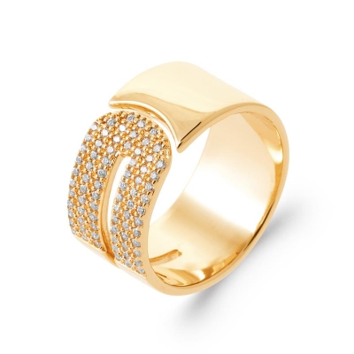 BAGUE PL-OR 750 3MIC OZ