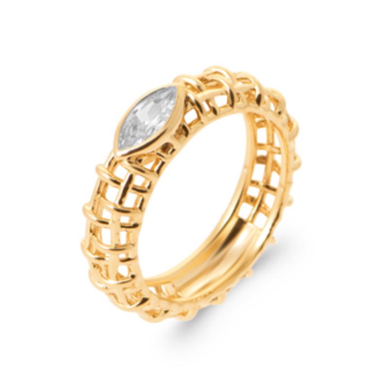 BAGUE PL-OR 750 3MIC OZ