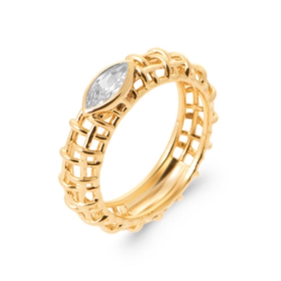 BAGUE PL-OR 750 3MIC OZ